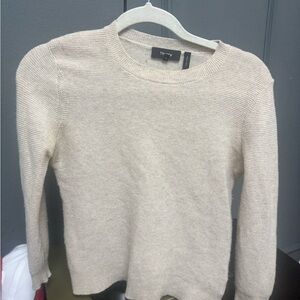 Theory Beige Knit Pullover